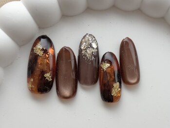 べっこうネイル/8000円