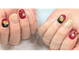 お正月成人式卒業式ネイル