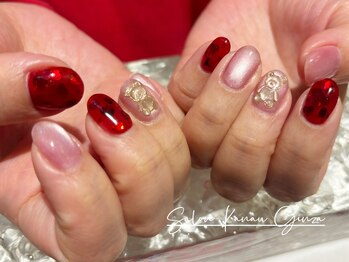 カナウ 銀座店(Kanau)/持ち込みバレンタインネイル