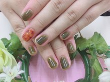 プルミエ ネイル(Premier Nail)/二本アート☆べっ甲