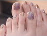 foot【初回オフ無料&ケア込み】おしゃれ★選べる定額ネイル7600円
