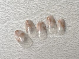 水彩ニュアンスネイル