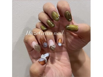 ハズグラスネイル(Haze Grass nail)/マグネットネイル