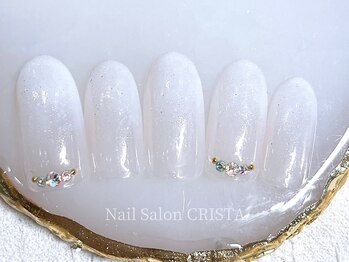 クリスタ(CRISTA)/ブライダルネイル ¥11000