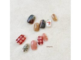 アシンメトリーニュアンスネイル