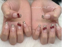 アトリエ アイハ(aiha)/ハート豹柄/リボン/有料パーツ