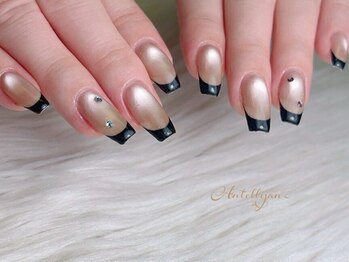 ネイルサロンアンテリジャン 大宮(Antellijan)/バーチャルフレンチ7980円+追加