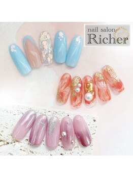 エスフィーネイルサロン リシェル(Esfy nailsalon Richer)/6月 トレンドアート