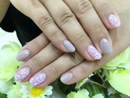 グレージュカラー☆定額ネイル