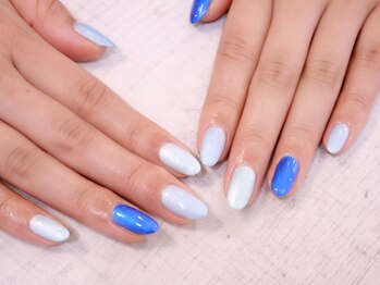 ラルネイル 大宮(Lull. nail)/*Blue*ワンカラー*