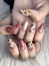 インプレス 鶴見店(Impress)/ヒョウ柄ネイル