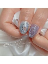 ベルテルナエス(belleterna S.)/pale blue × ink nuance