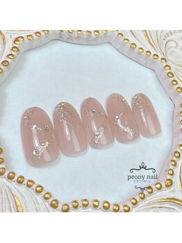 ピオニーネイル(peony nail)/ヌーディーベージュ　ワンホン