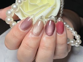 チップ長さ出しクリアフレンチ