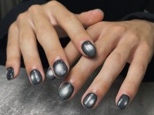 オムネイル 渋谷(HOMME NAIL)/マグネットネイル ¥6.600