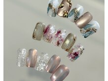 ウンネイル 多賀城市(u.n nail)/春ネイル