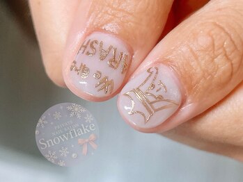 スノーフレーク(Snowflake)/嵐ネイル※ロゴ等はプラス料金