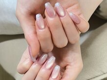 エムワイネイル(MY Nail)/マグネットとラメグラデーション