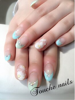 トゥーシェネイルズ(Touche'nails)/お客様ネイル 6000円