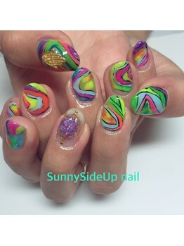 サニーサイドアップ ネイル(Sunny SideUp nail)/psychedelic art