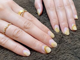 塗りかけネイル