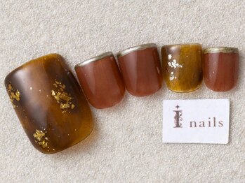 アイネイルズ 三宮店(I nails)/べっ甲ゴールドライン
