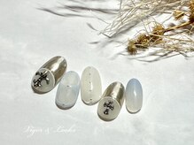 ヴィガー アンド ルックス 白金 目黒(Vigor&Looks)/ワンホンネイル　シルバー