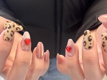 リッシュ(RICHE)/レオパ☆ハートネイル