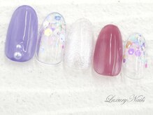 ラグジュアリーネイルズ オオミヤ(Luxury Nails Omiya)/キラキラ*パステルグラデ