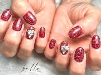 ベルネイル(belle nail)/フラッシュ＋パーツネイル