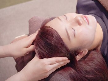 ボディプラス BODY+ 神辺店の写真/ドライヘッドスパ+首肩までケア!頭と首肩のコリをほぐす高技術で,ワンランク上のスッキリ感!頭痛から解放♪