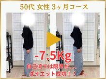 東広島あい整体院/５０代６０代ダイエット実績