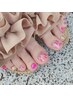 【新規】丁寧な甘皮ケア付き♪お任せニュアンスフットネイル★8800円♪