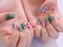 ラルネイル 大宮(Lull. nail)/＊お正月＊フラワーart＊