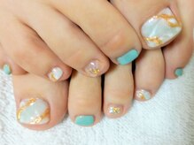 エムネイル(M Nail)/フットネイル(green)ニュアンス