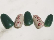 カレネイル(kale nail)/１２月限定シンプルART＋500円