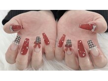 フライ 梅田店(FLY)/千鳥柄ネイル