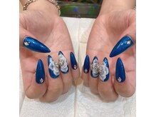 エスフィーネイルサロン ブリーユ(Esfy nailsalon Brille)/白薔薇ネイル