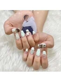 プリュム(Plume)/3D/推しネイル/キャラクター