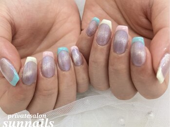 サンネイルズ(sun nails)/4本アート