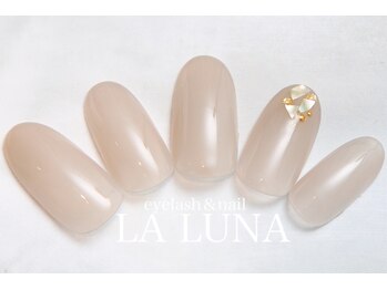 ラルナ ネイルアンドアイラッシュサロン(LA LUNA nail & eyelash salon)/25年9月10月◇定額ナチュラル◇