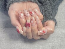 Lona【ロナ】nail&school &nbsp;&nbsp;フィルイン/長さだし【3月5日 NEW　OPEN（予定）】/ガーリーチーク☆