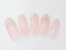 ネイルサロンセレーネ(Selene)/ラメフレンチネイル