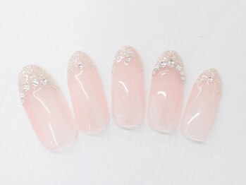 ネイルサロンセレーネ(Selene)/ラメフレンチネイル