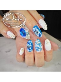 エアジェル　お花アート