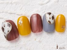 アイネイルズ 横浜WEST店(I-nails)/秋アニマルネイル8480円