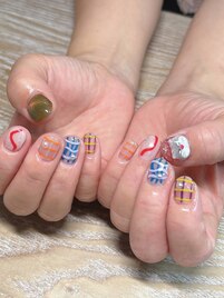 個性派ポップネイル