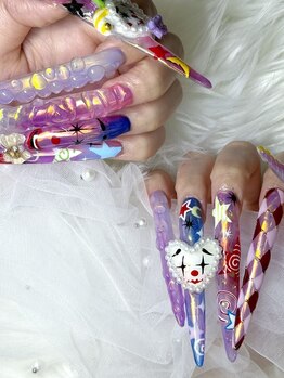 ソレイユ(Soleil)の写真/モチの良さバッチリ！！推し活している方におすすめ◎ワンホンネイルなどのトレンドネイルも対応★