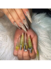 アシンメトリーネイル♪