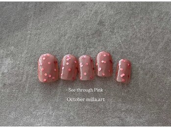 ミラ(milla.)/See through Pink / milla.art